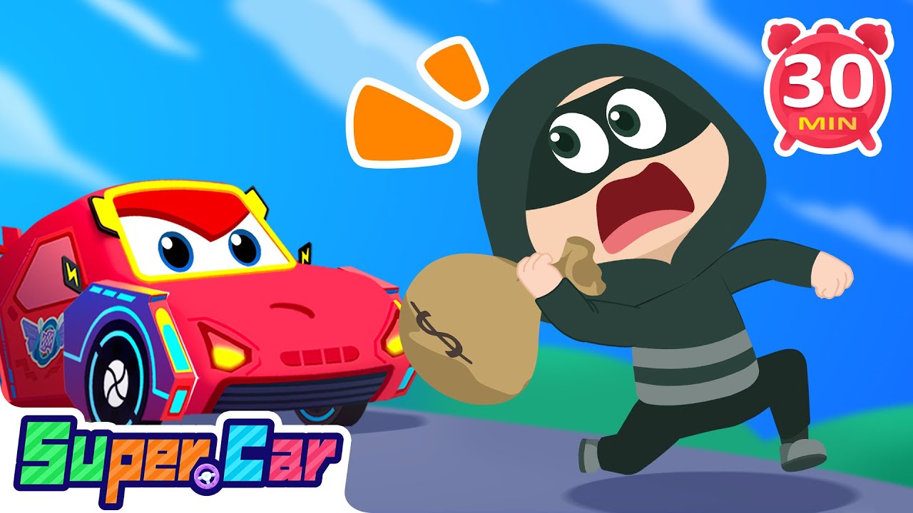 Sheriff for a Day | Rescue Cars & Car Songs | Nursery Rhymes | Kids Cartoons | Super Cars