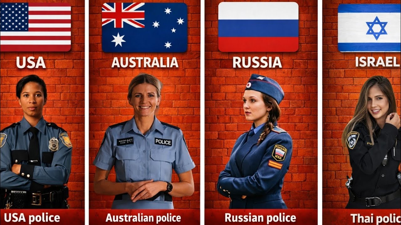 Hottest Women Police From Different Countries | P Compare 