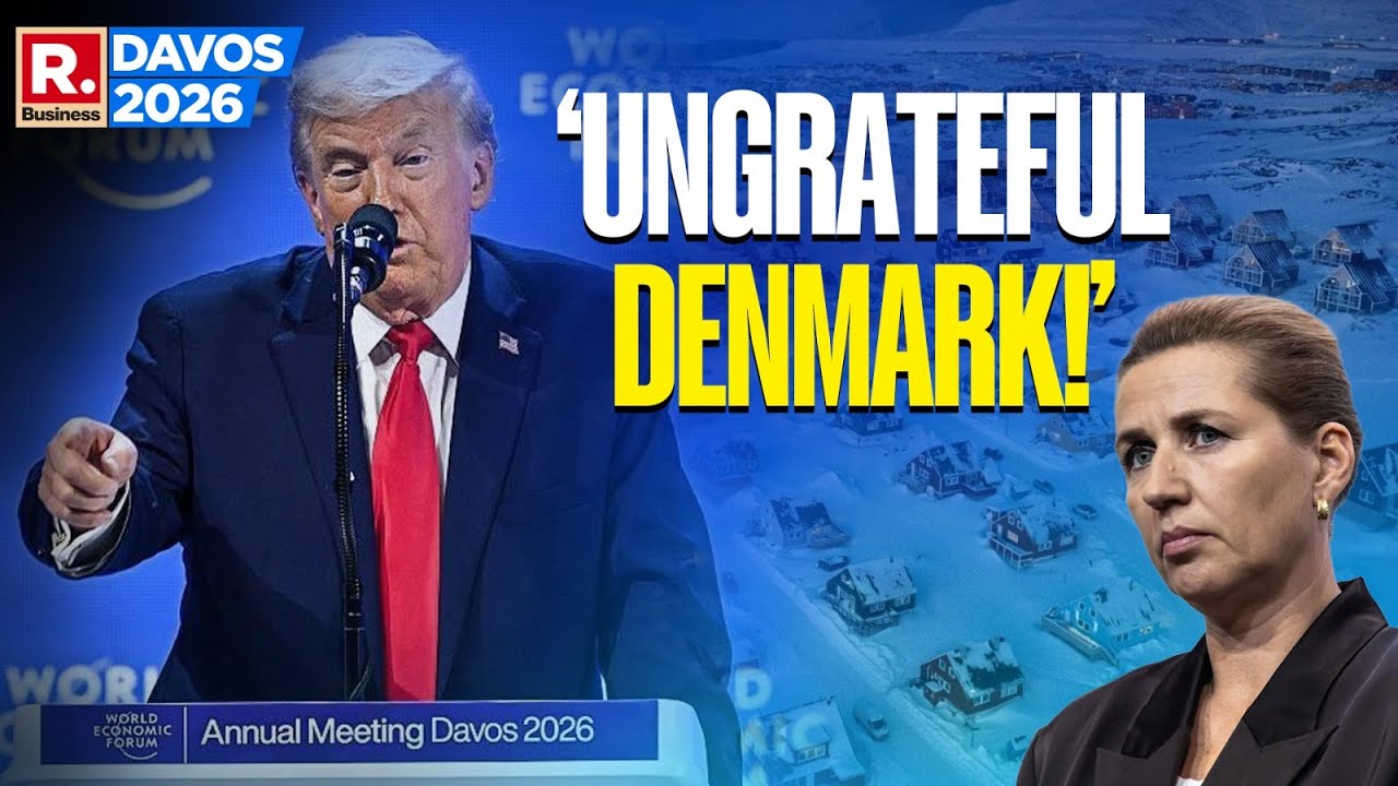 WEF 2026: Trump Outrightly Calls Denmark 'Ugrateful'; Will He Attack Greenland Soon? | Davos