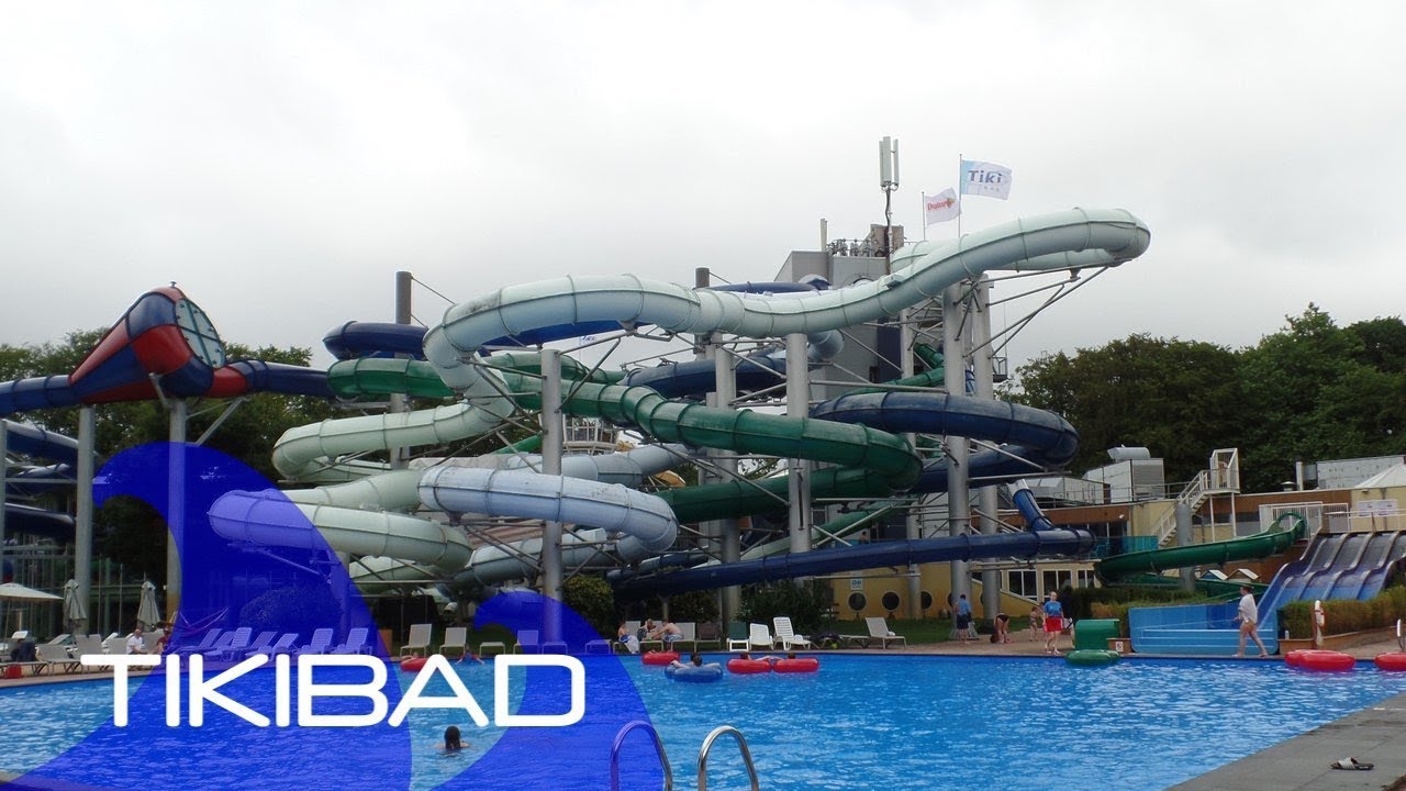 ALL WATERSLIDES at Tikibad Duinrell