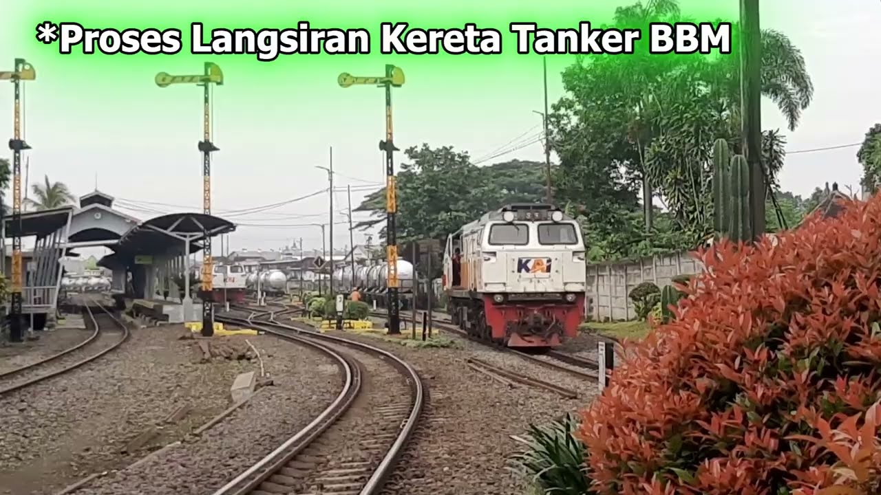JARANG, Lokomotif CC206 berdinas langsiran Kereta tanker