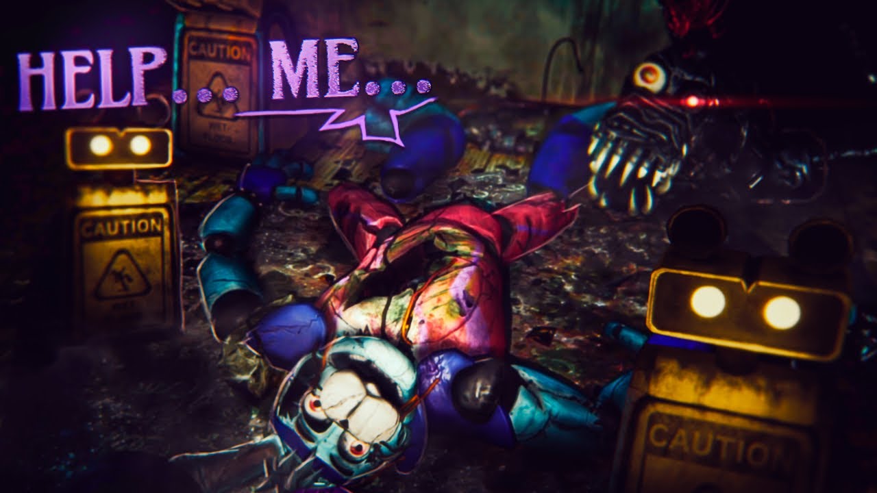 WHAT ACTUALLY HAPPENED TO GLAMROCK BONNIE IN FNAF SECURITY BREACH…