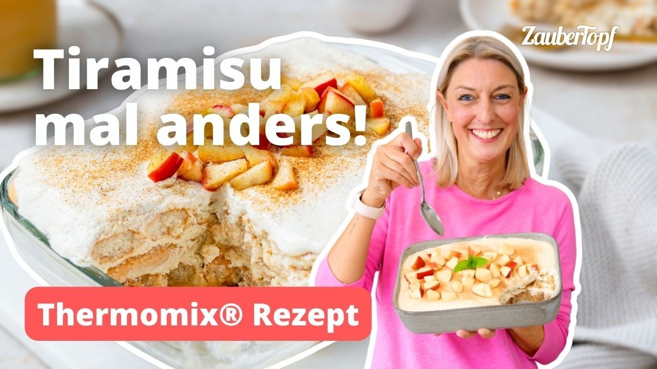 😍 Einfaches Thermomix® Tiramisu mit Apfel & Zimt – einfach & genial! | Thermomix® Rezept