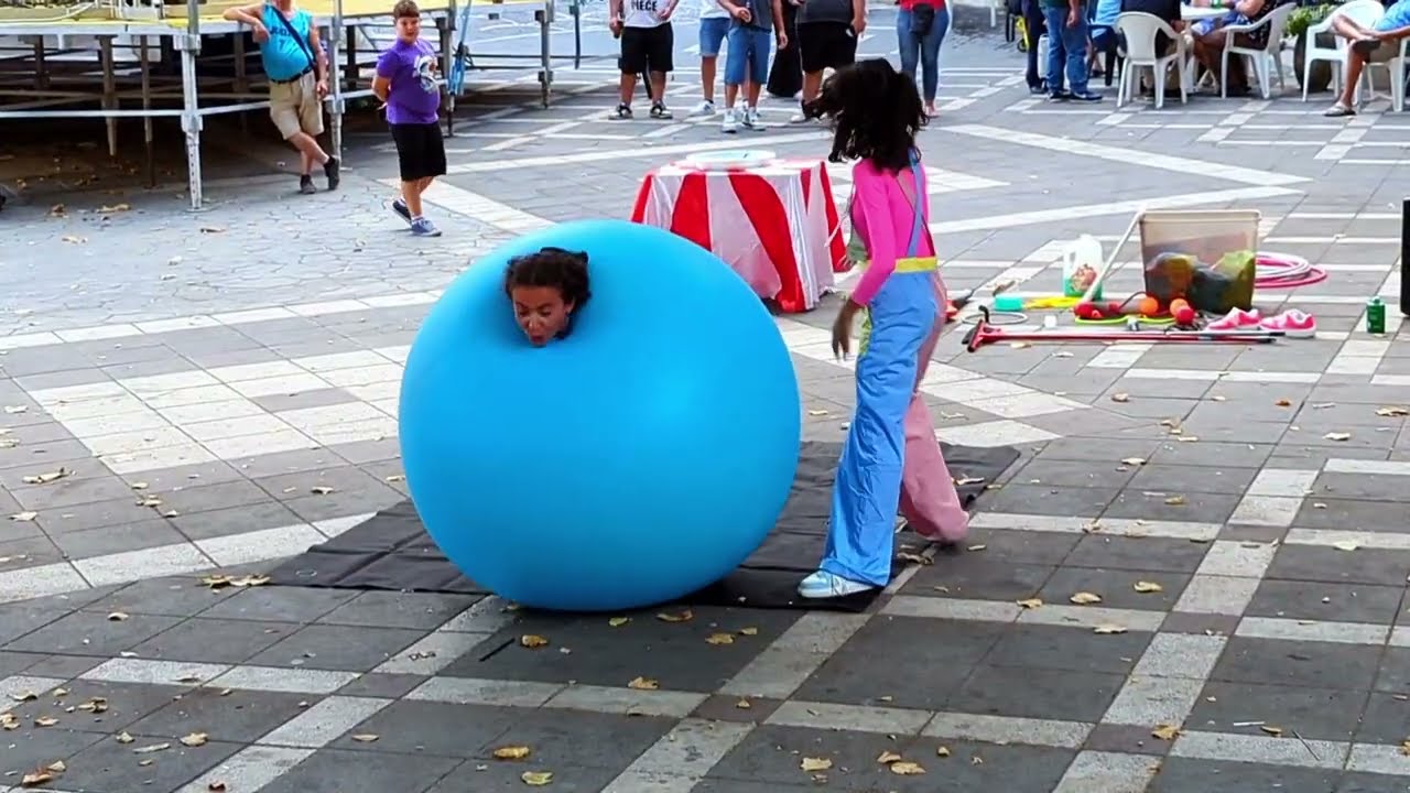 Spettacolo Pallone Gigante, Bolle, Hula Hoop