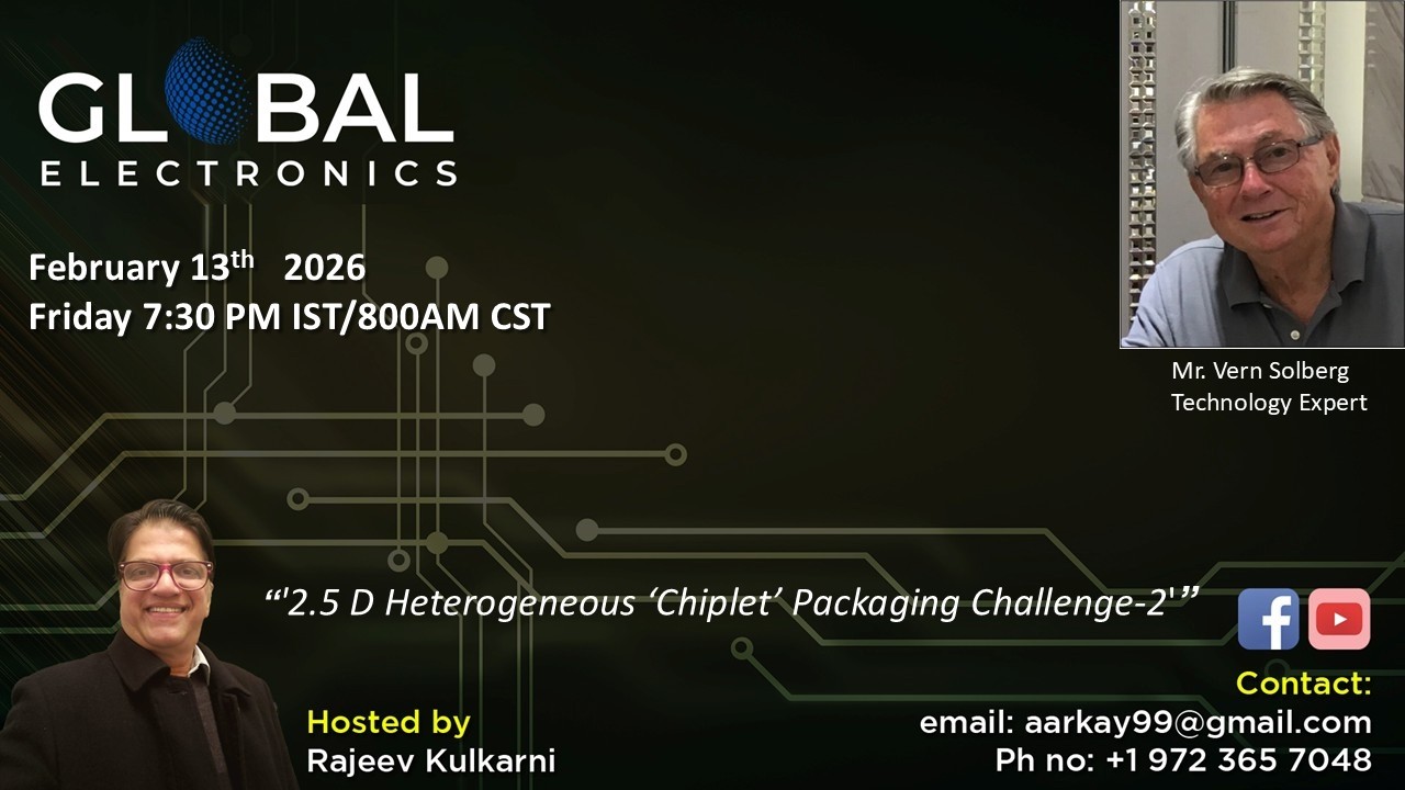GLOBAL ELECTRONICS WITH MR VERN SOLBERG #ELECTRONICSMANUFACTURING #DESIGN #PCBOARDS #IPCSTANDARDS