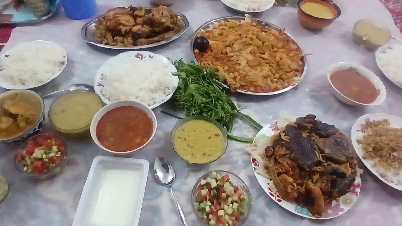 طبخت الدجاج مع الشجر واللبلبي😋 ودولمه على طلب بتبته 🌺🌹