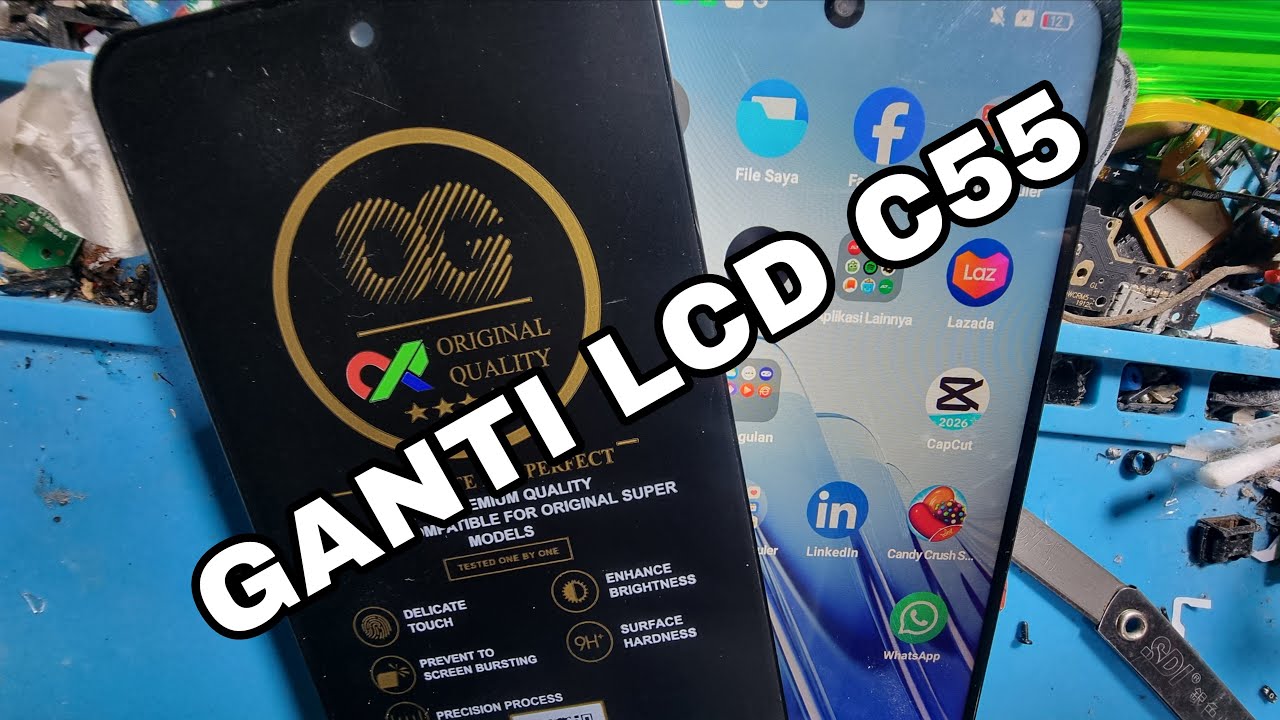 GANTI LCD REALME C55