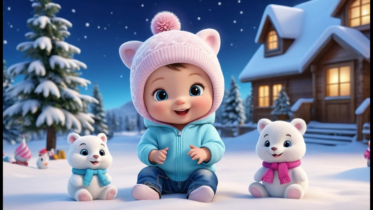 Cute Snow Animals | Fun Learning & Action Song for Toddlers