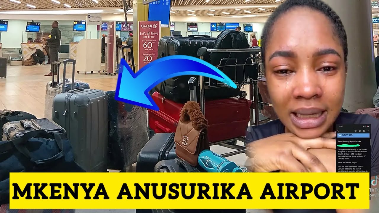 MKOSI MKUBWA MABEGI AIRPORT DOHA QATAR AKITOKEA KENYA