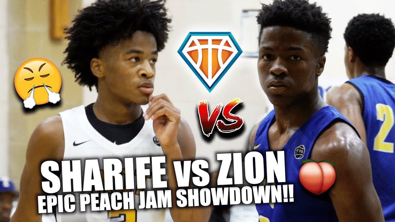 SHARIFE vs ZION EPIC PEACH JAM SHOWDOWN!! | CRAZIEST PG Battle I’ve Ever Seen *NOT Clickbait*