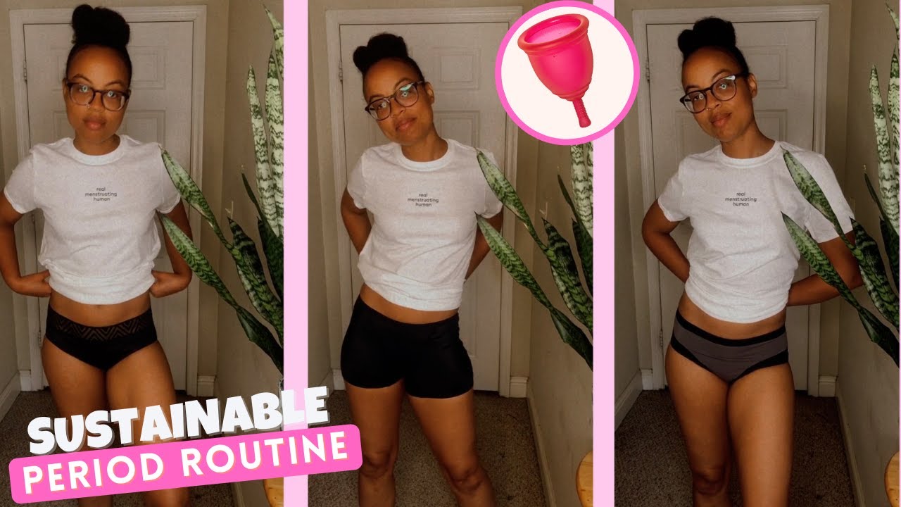 Sustainable Period Routine with Thinx Period Panties and Ruby Cup Menstrual Cup