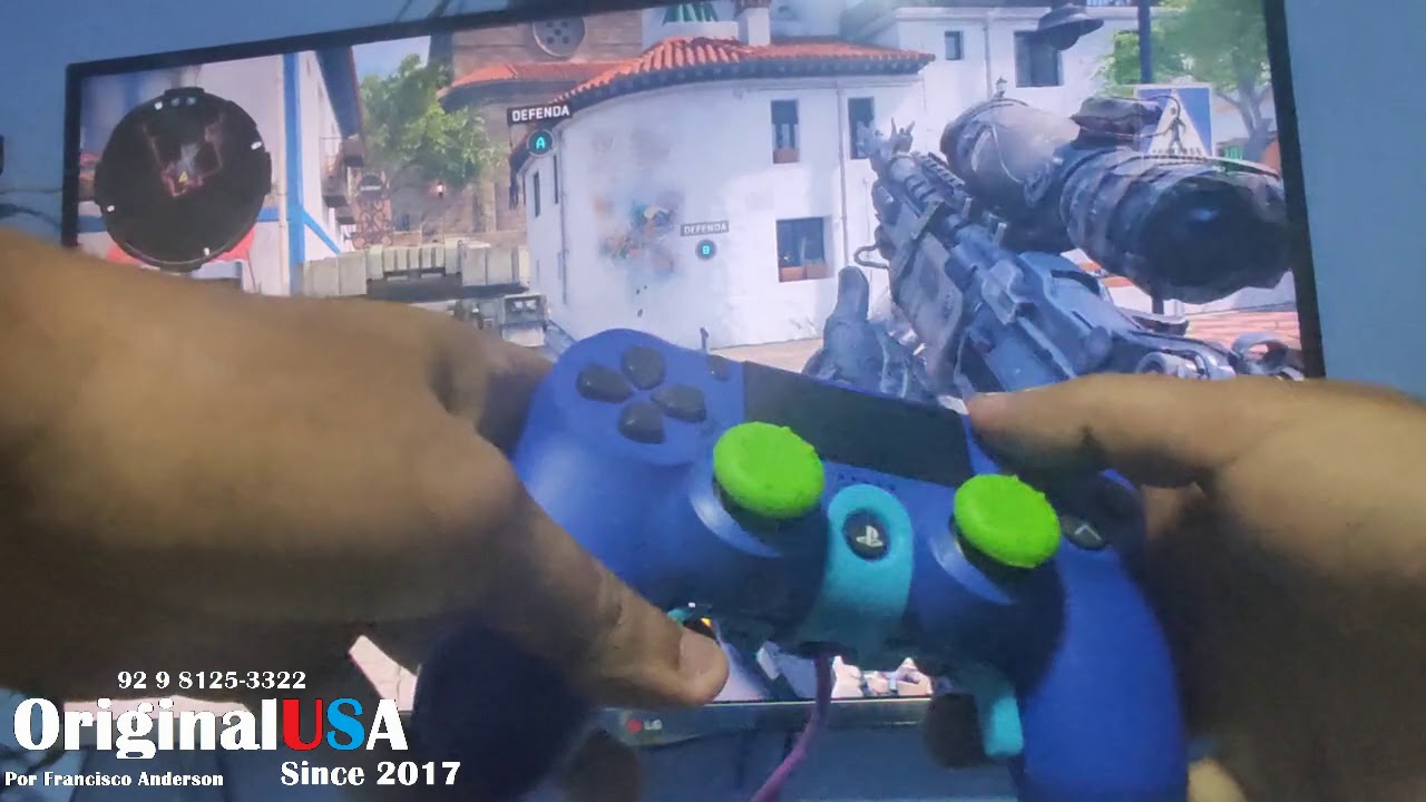 DEMONSTRAÇÃO DO ADAPTADOR STRIKE PACK FPS DOMINATOR NO CALL OF DUTY BO4 RAPID FIRE ANTI RECOIL