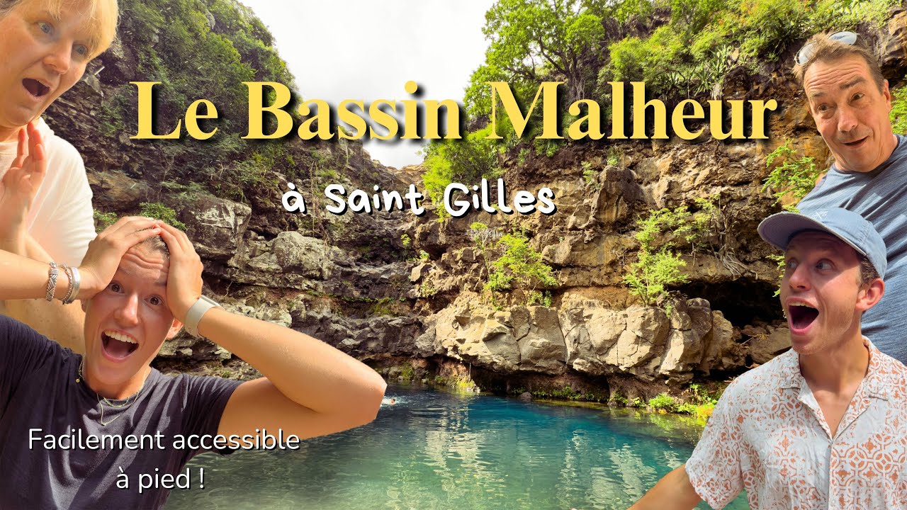 Ou se baigner à la réunion ? Les bassins de Saint Gilles !