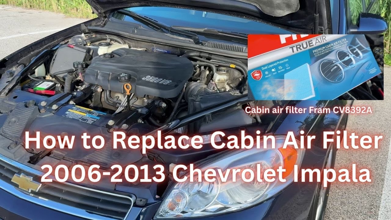Clean Air in 5 Minutes! Chevy Impala Cabin Filter DIY (2006–2013)