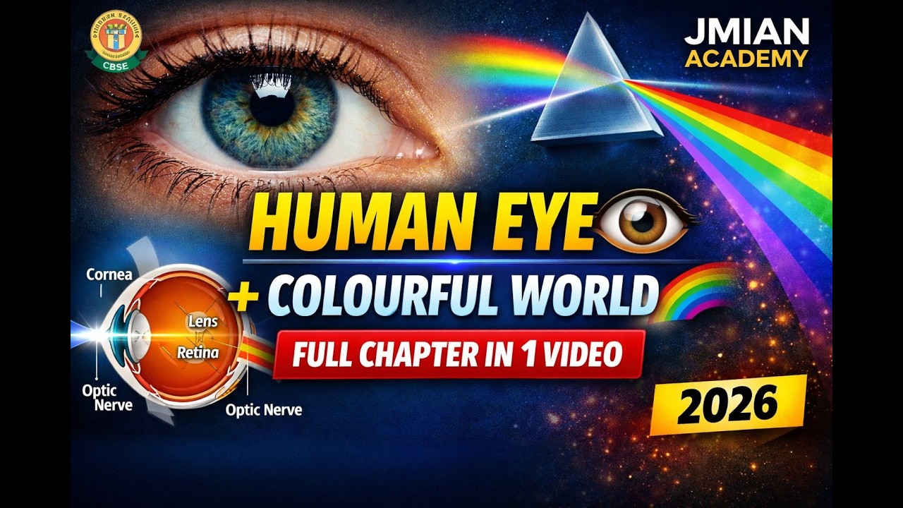 The Human Eye and the Colourful World | Class 10 Science Ch 11 | Easy Explanation in Hindi