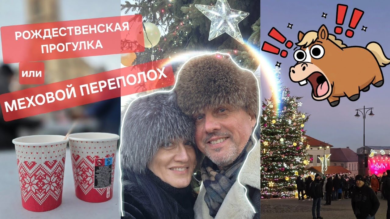 ШОК ДЛЯ ЧЕХОВ: РОЖДЕСТВЕНСКАЯ ПРОГУЛКА В ШУБАХ. АТМОСФЕРА ПРАЗДНИКА. ЖИЗНЬ В ЧЕХИИ ВЛОГ ЭЛЕН 