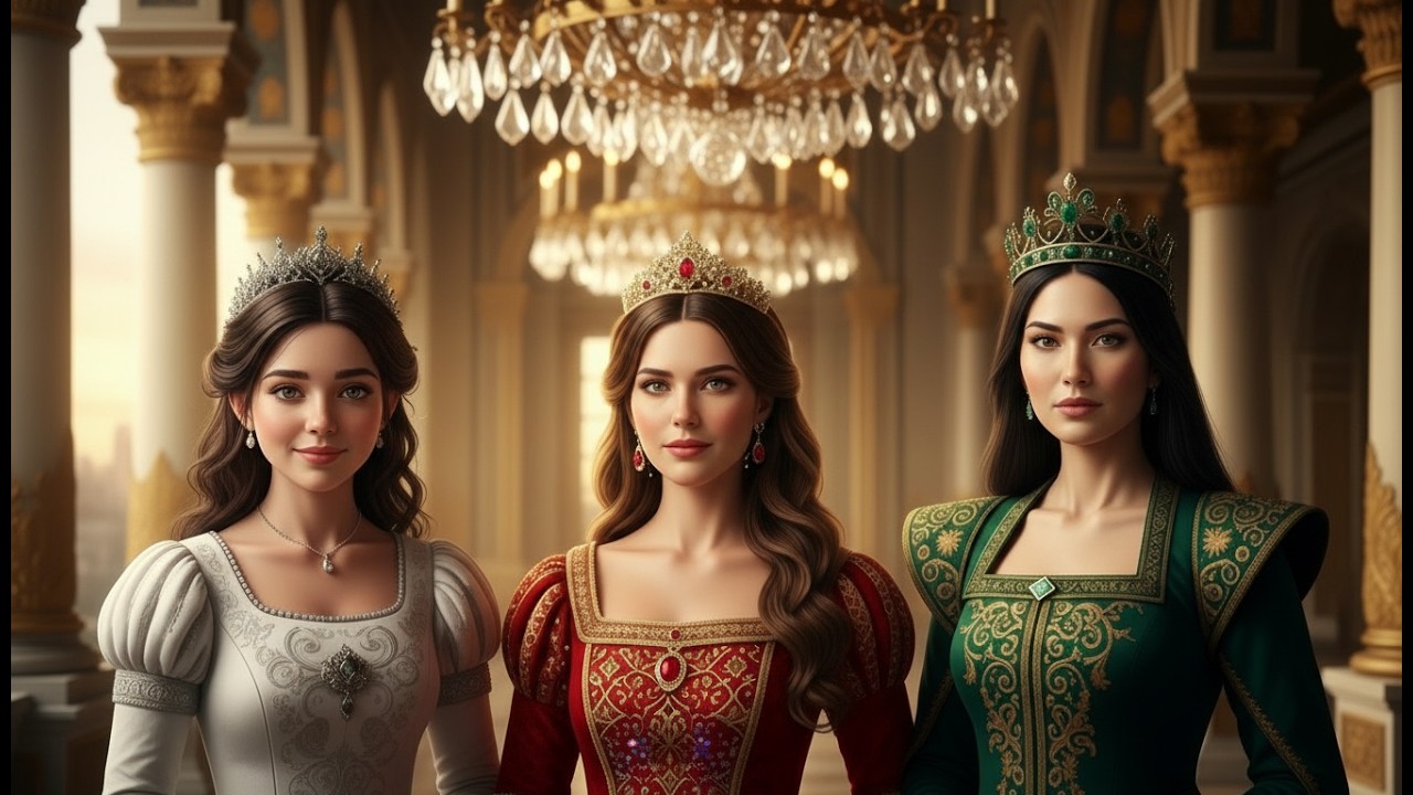 The Crown of the Heart 👑 | Three Princesses Royal Story | Cinematic Fantasy Film