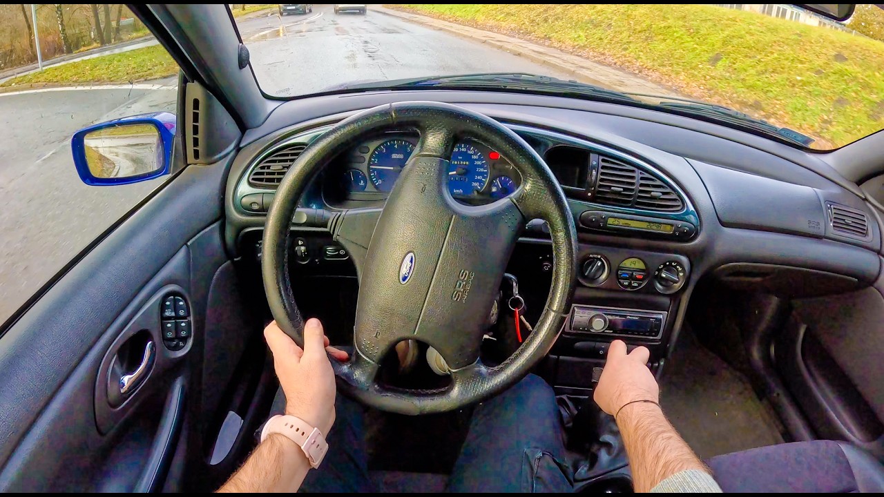 2000 Ford Mondeo ST200 (2.5 V6 205 hp) | POV Test Drive #2307 Joe Black
