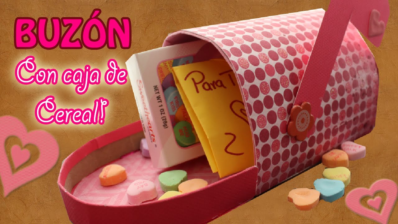 Buzón del Amor //Hecho con cajas de cereal//