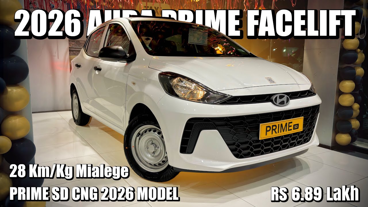 2026 Updated New Hyundai Aura Prime SD Facelift CNG Model ❤️| मात्र 6.89 लाख मे 😍 Best Sedan Car 🔥