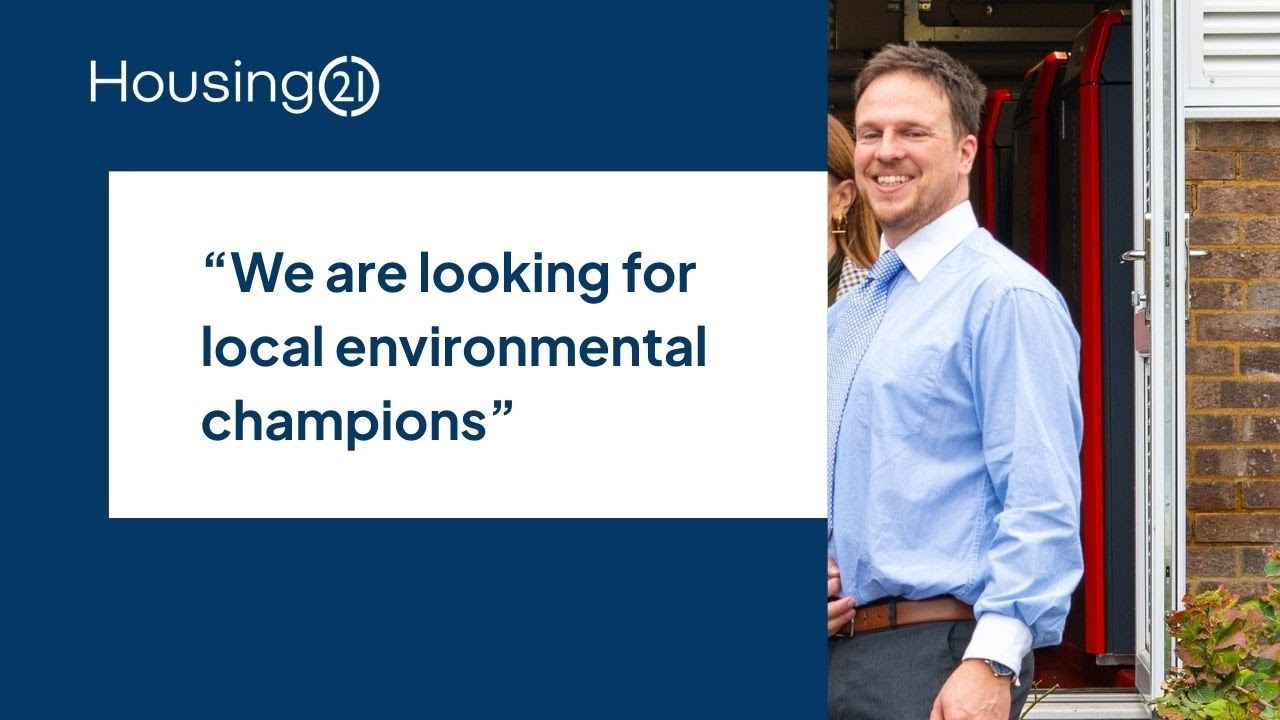 Dean from Housing 21 explains the role of the Environmental Awareness Group