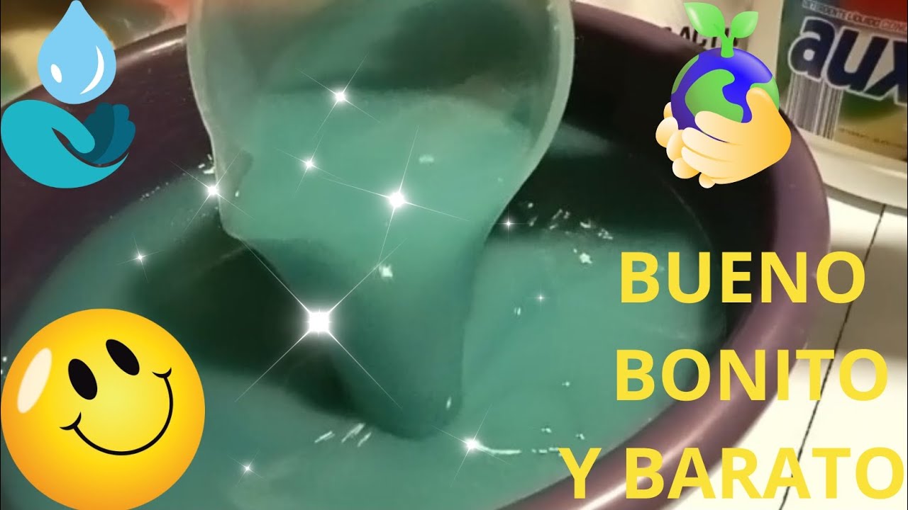 EL MEJOR JABON LÍQUIDO CONCENTRADO  PARA ROPA 🤗 BUENO, BONITO Y BARATO