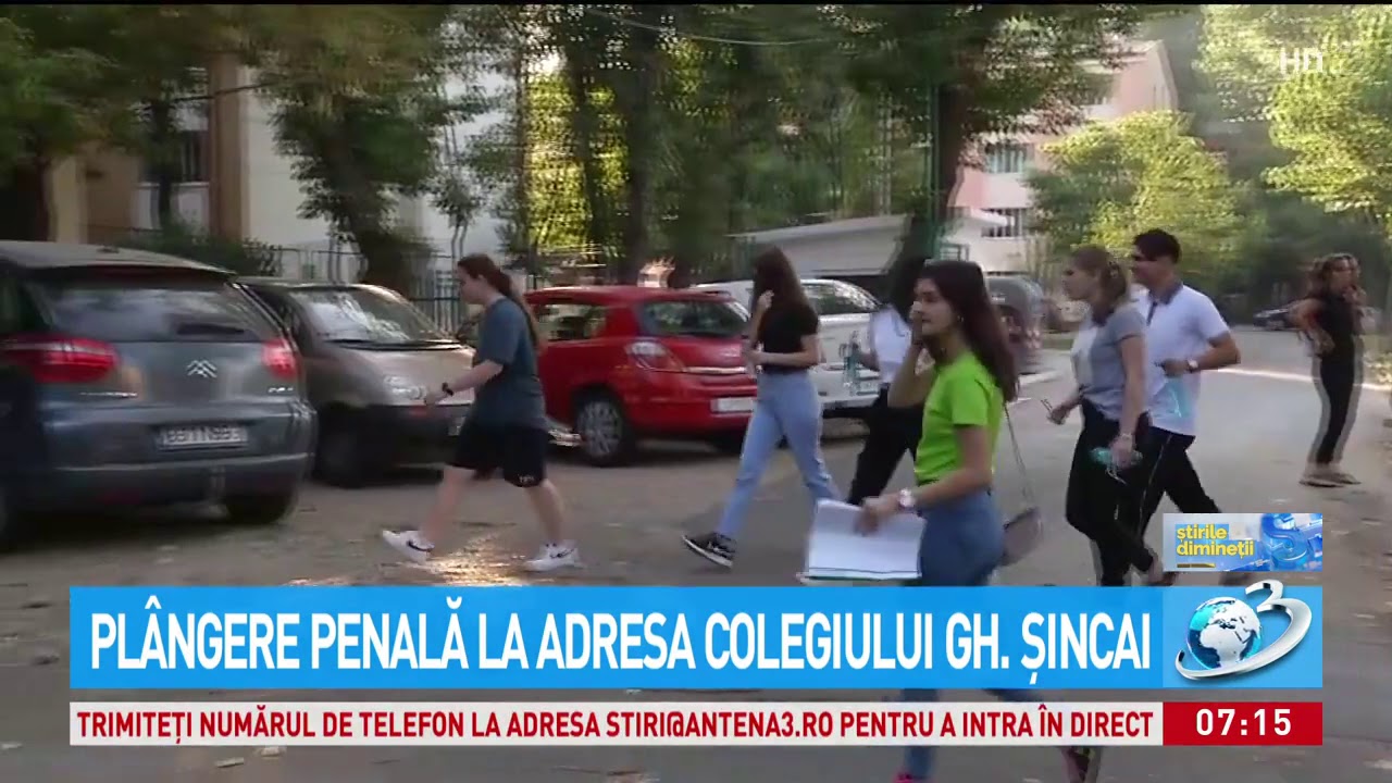 Plângere penală la adresa colegiului Gheorghe Şincai