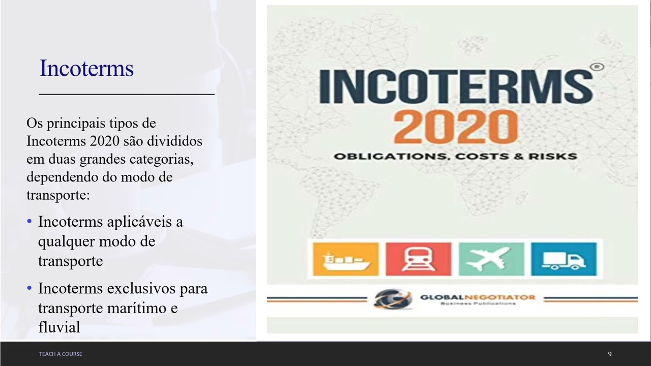 Documentos comerciais  & incoterms