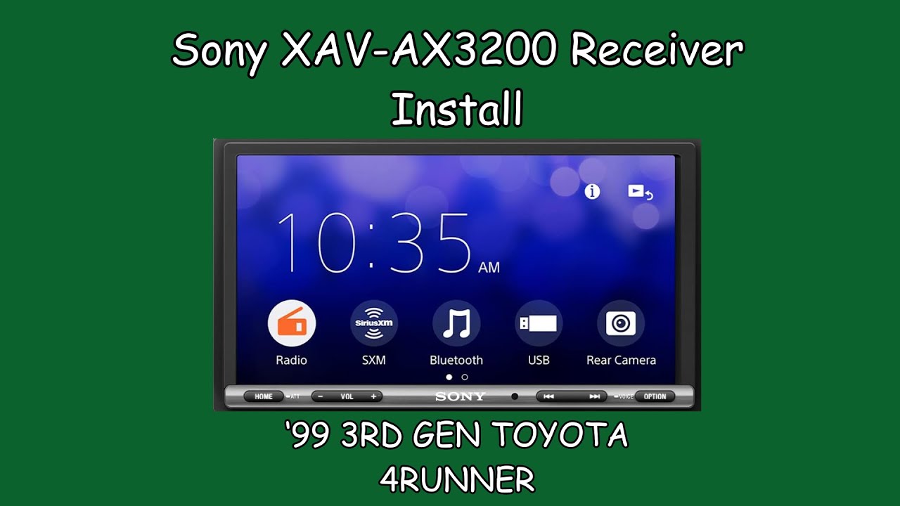 Sony XAV-AX3200 7