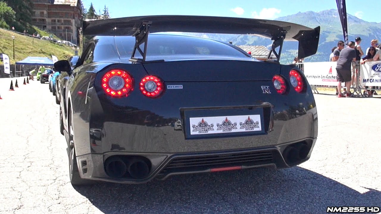 Nissan GT-R R35 with Meisterschaft Exhaust & APR Performance Wing - Lovely Sounds!
