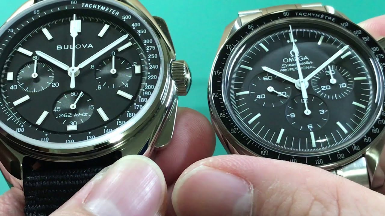 Omega moonwatch vs Bulova moonwatch