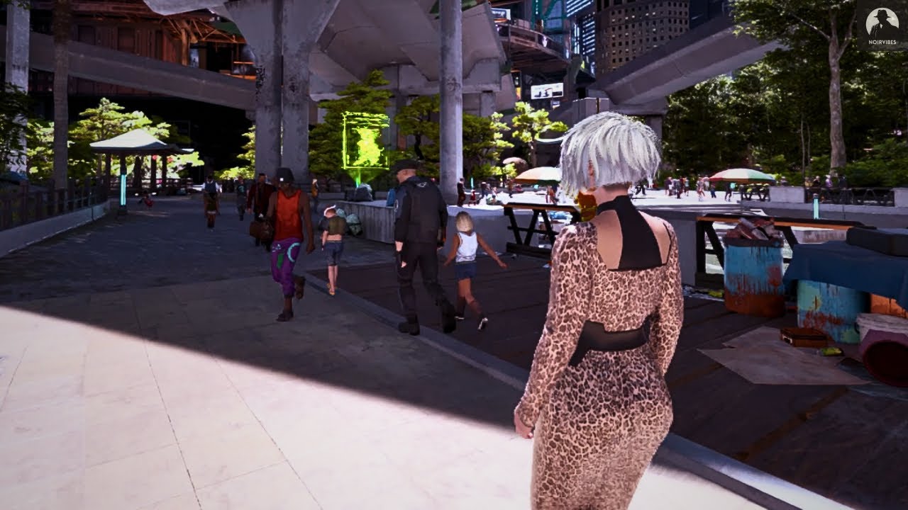 A Quiet Walk Through Reconciliation Park | Cyberpunk 2077