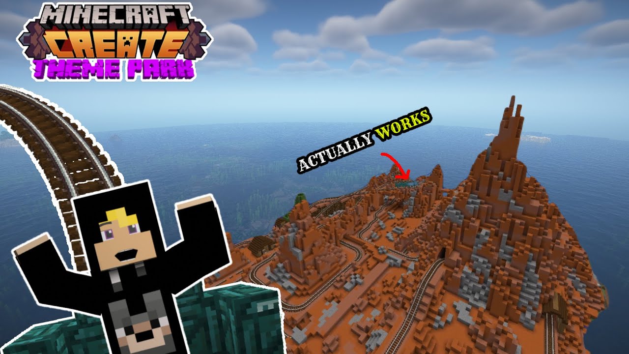 I made BIG THUNDER MOUNTAIN in Minecraft