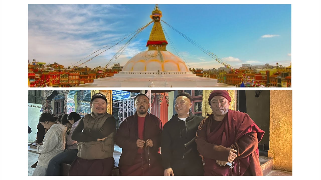 Boudhanath Stupa, Kathmandu #tibetanvloger #familytime #🙏🙏🙏🙏✌️❤️