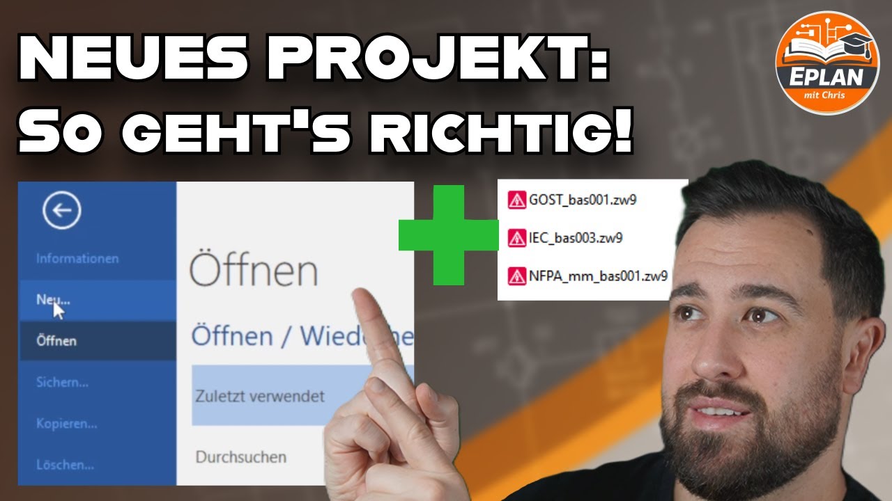 EPLAN Projekt richtig erstellen: Basisprojekte & Einstellungen erklärt
