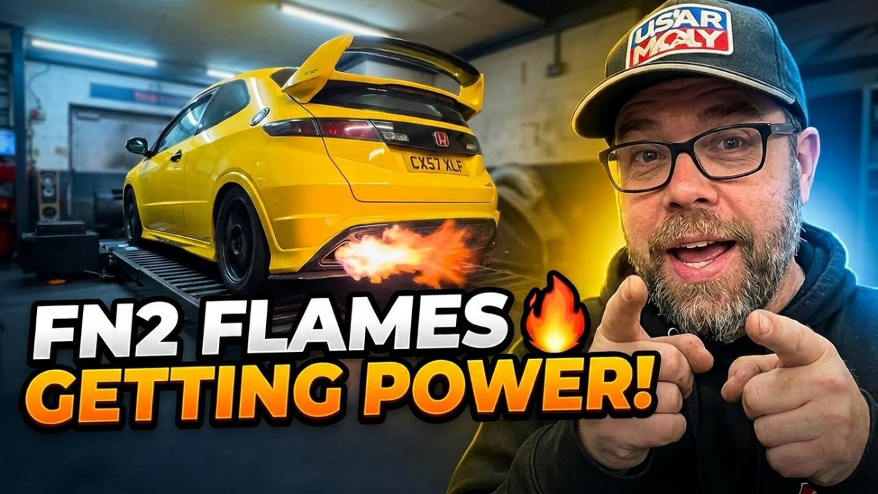 Honda Civic FN2 TypeR хочет Flames 🔥