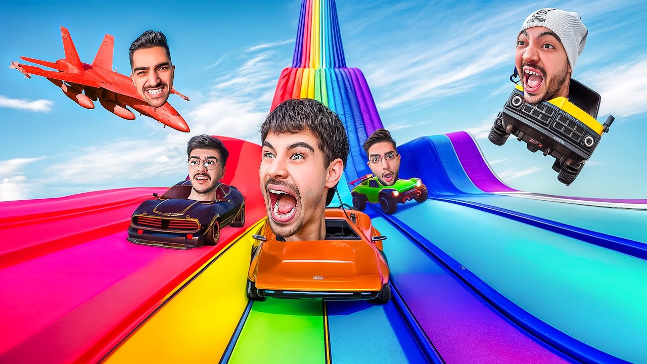 فکرشم نمیکردم انقدر اذیتم کنن 😂💔 GTA online | Mega ramp 🔥