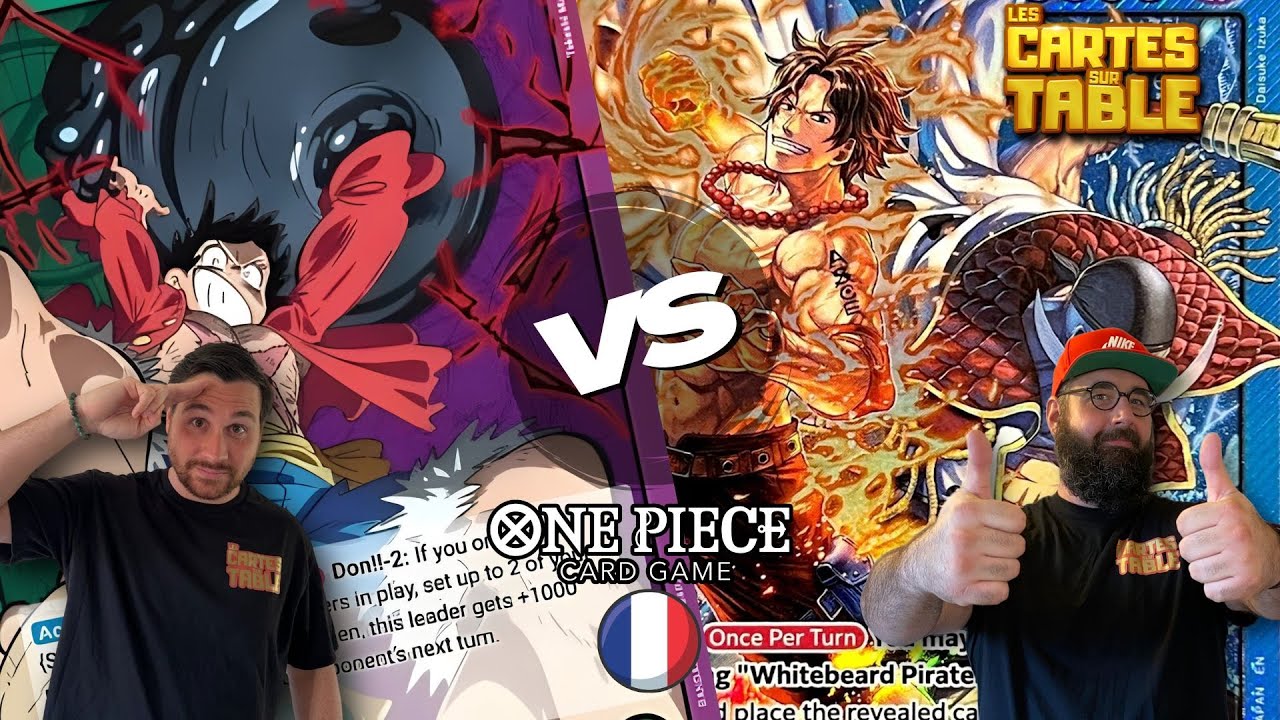One Piece Card Game FR &ndash; Analyse : Ace/Newgate vs Luffy, quel Deck est le plus fort ?