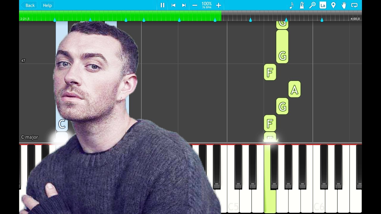 Sam Smith - Too Good At Goodbyes PIANO Tutorial EASY (Piano Cover)