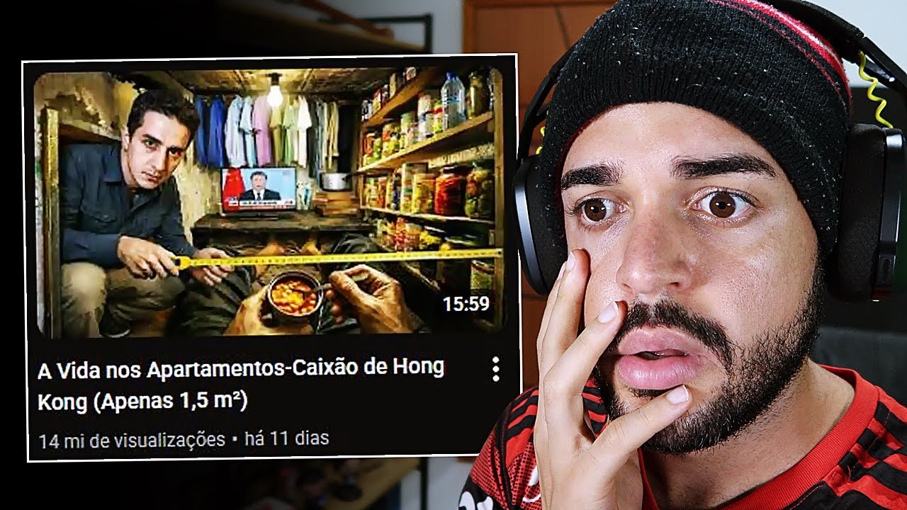 A REALIDADE CRUEL DE VIVER EM 1,5 m² EM HONG KONG (dentro de um caixão) - Wilton Reage