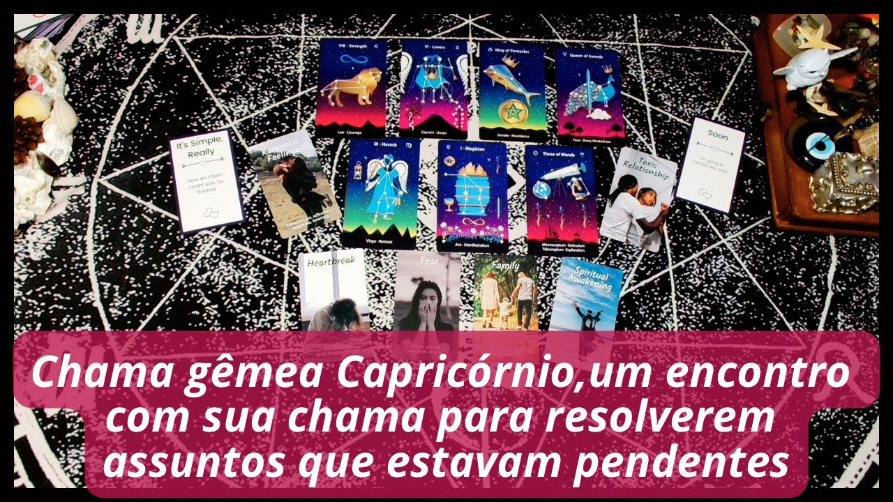 Chama gêmea Capricórnio, um encontro com sua chama para resolverem assuntos que estavam pendentes