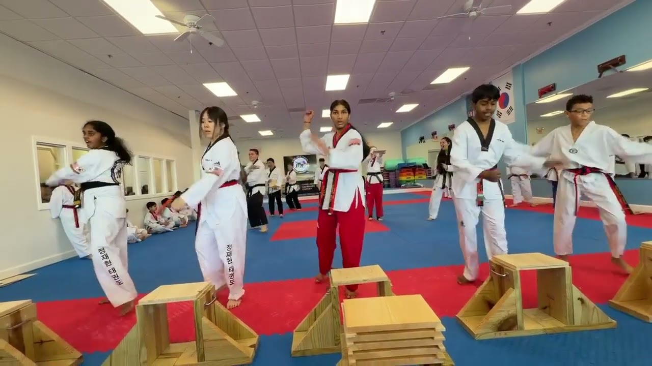 JTA 26th Color belt promotion exam - belt belt team demo-