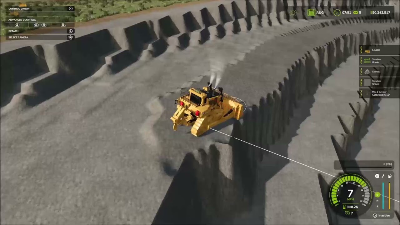 Using Terrafarm to build roads