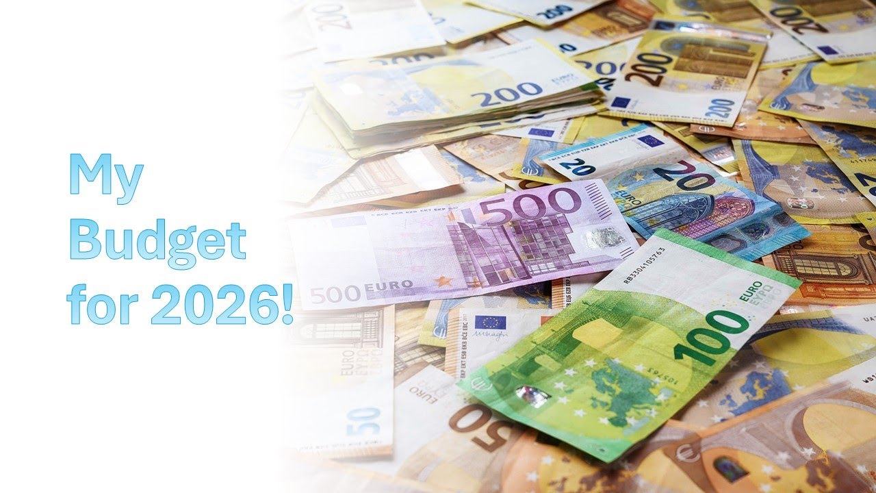 My Budget for 2026! Hoping to save as much money as I can!