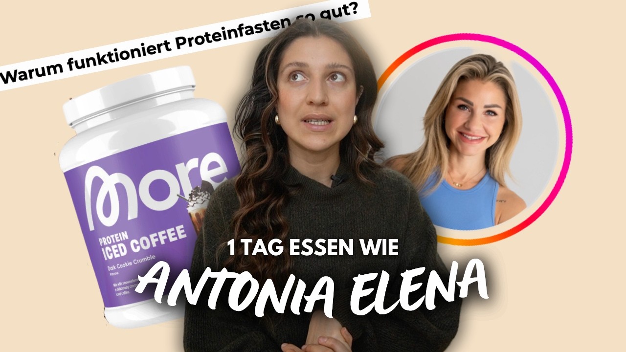 Ich esse 1 Tag wie ANTONIA ELENA - Proteinfasten, high Protein und More Nutrition | oatmealmeanslove