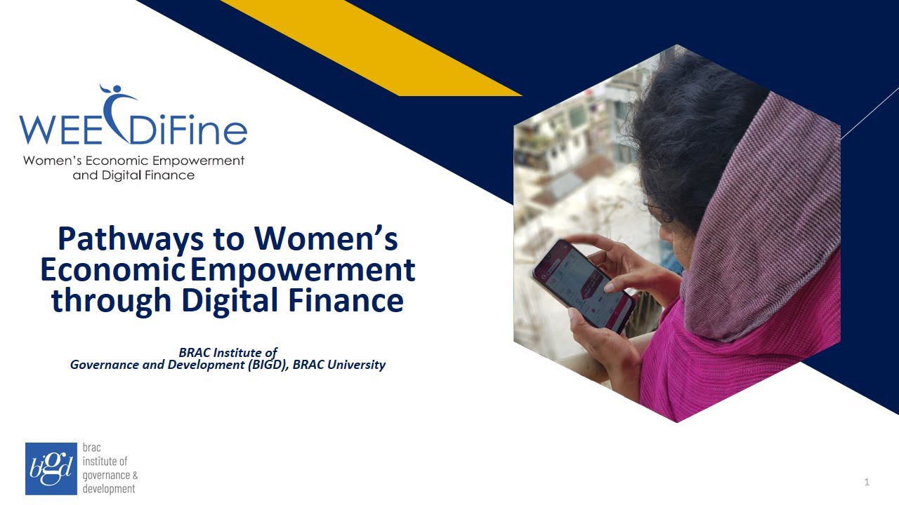 Webinar: Pathways to Women’s Economic Empowerment through Digital Finance