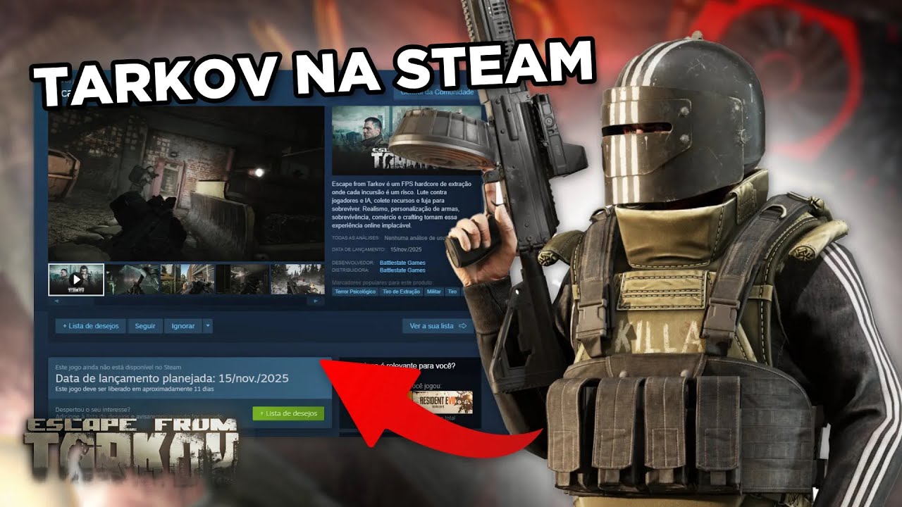 Escape from Tarkov Steam em 2025: tudo o que você precisa saber