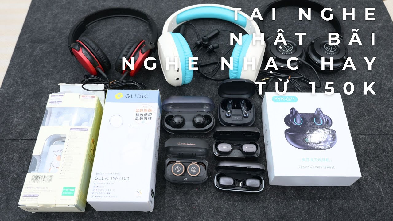 Tai nghe bluetooth không dây chụp tai sony audio technica soundcore yamaha và hàng nhật bản fullbox