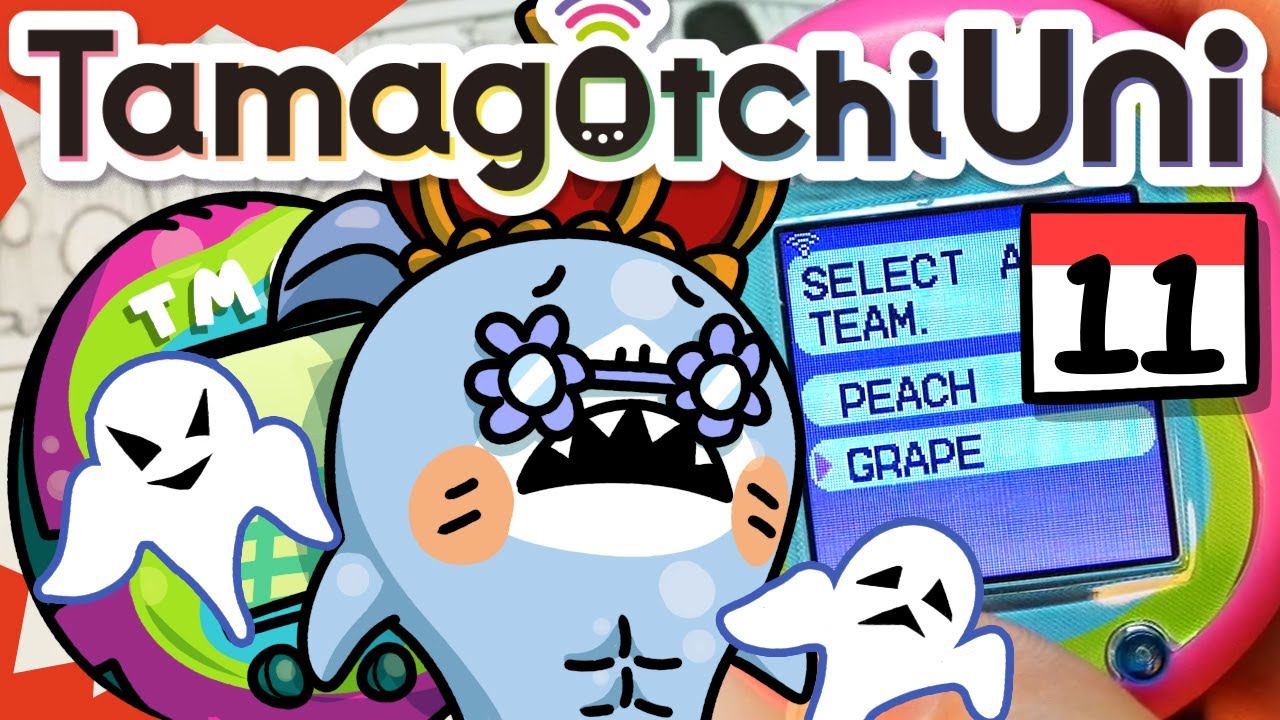 Bunny Jump! Peach or Grape! Choose a team! (Tamagotchi Uni), Day 11