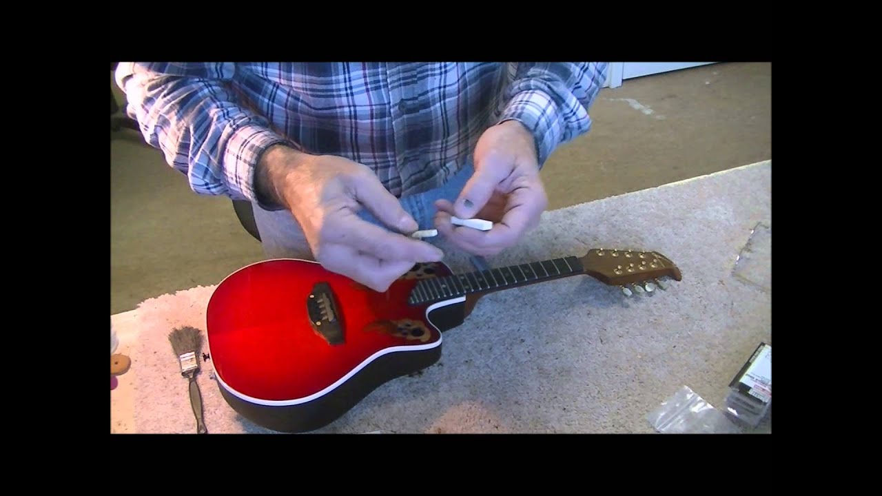 098 RSW How To Set Up An Ovation Mandolin Custom Nut And Saddle